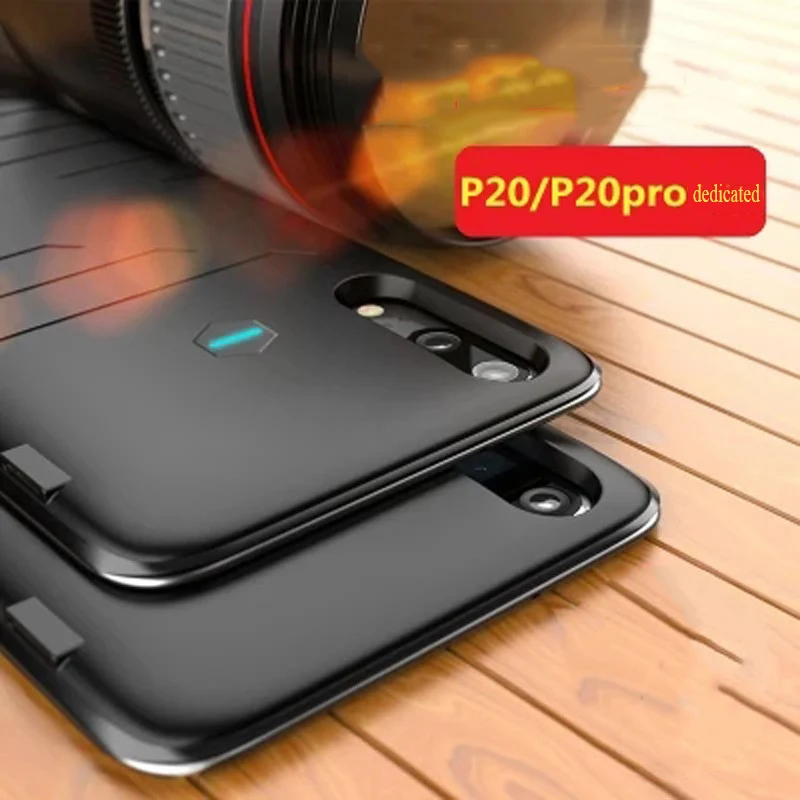 

6800/8200mah wireless fast charge mobile phone battery case for huawei p20 p20pro p20lite smart Power bank external battery pack