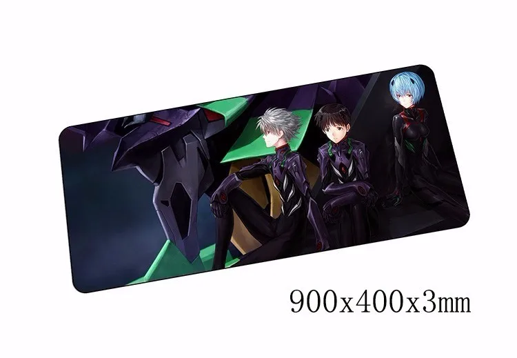 900x400x3 мм коврики для мыши evangelion Коврик для мыши notbook компьютерный коврик для мыши Аниме игровая мышь геймер клавиатура, мышка для ноутбука коврик