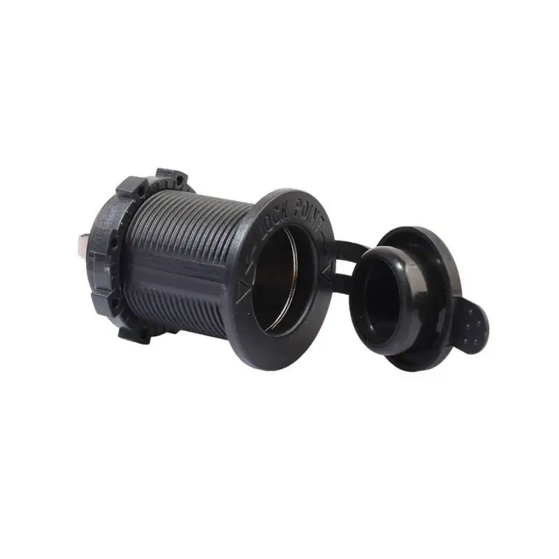 

ABS 12V 24V Cigarette Lighter Socket Waterproof Car Boat Motorcycle Cigarette Lighter Sockets Power Plug Charger Adapter