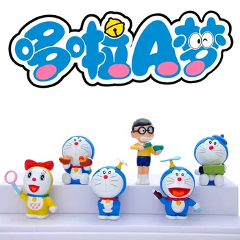 

Japan Anime Doraemon Nobita Nobi PVC Plastic Action Figure Collection Doll Model Figurine Toys Children Kid Gift Collection 6pcs