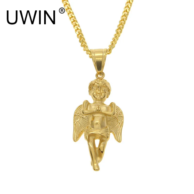 Мужская и женская подвеска ангельские крылья из нержавеющей стали | Украшения