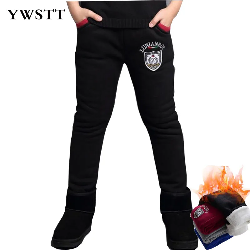 

Hot Selling Winter Snow Children Warm Pants Elastic Top Boy Long Kid's Plus Velvet Underwear Student's Thermal Leggings