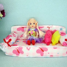 AILAIKI Новое поступление тканевый диван-кровать для 1/6 кукол мебель для девочек любимый игрушечный диван для куклы Келли подарки для девочек на день рождения игрушка