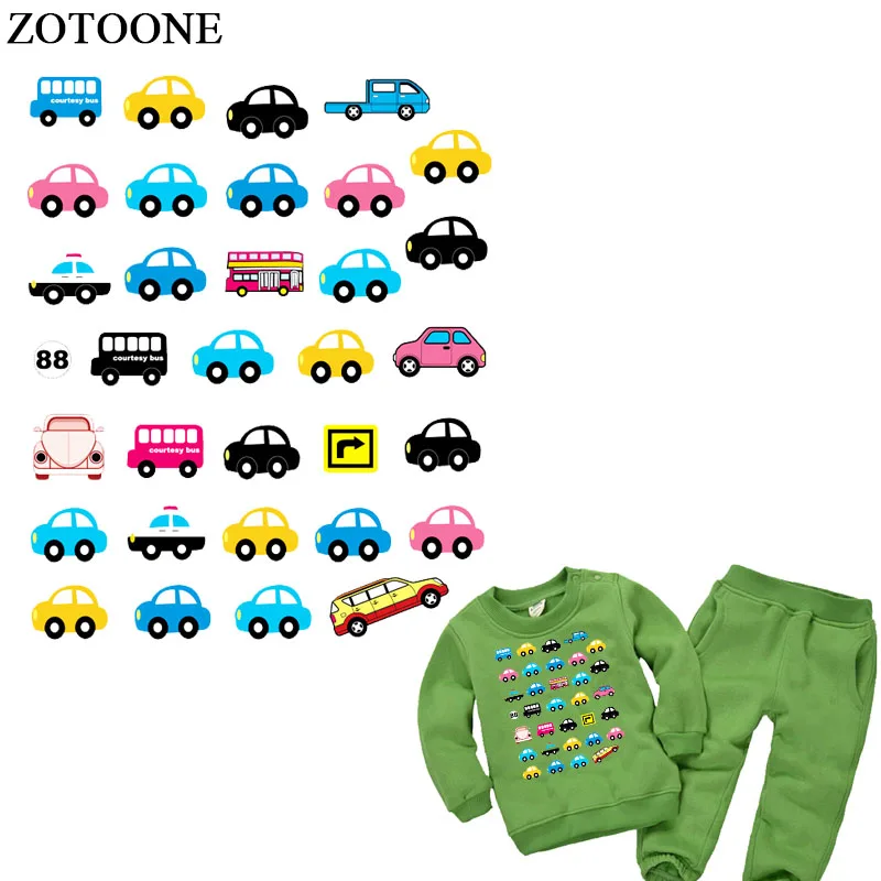 

Cute Clothes Patches Stickers for Kids Household Ironing on Patch Heat Transfers DIY Decoration Parches Appliqued for Baby Dress