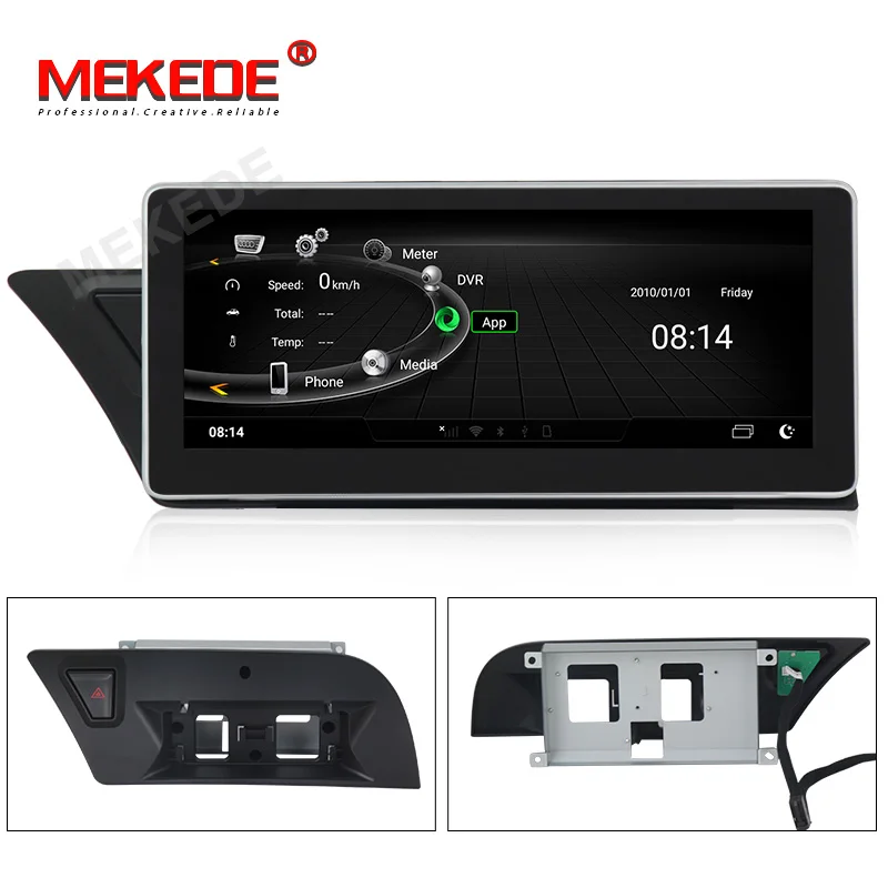Best Mekede 10.25"Android Car multimedia player for Audi A4 2006-2016 3GB RAM 32GB ROM car GPS navigation 4G LTE Headunit WIFI OBD2 2