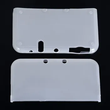 

Clear White Soft TPU Protective Case Game Console Protector Skin Cover Shell for New N-intendo 3DS LL XL Console