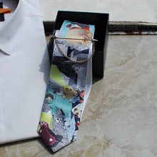 Модный карнавальный галстук нарядный Повседневный подарок жениха свадебный парадный галстук