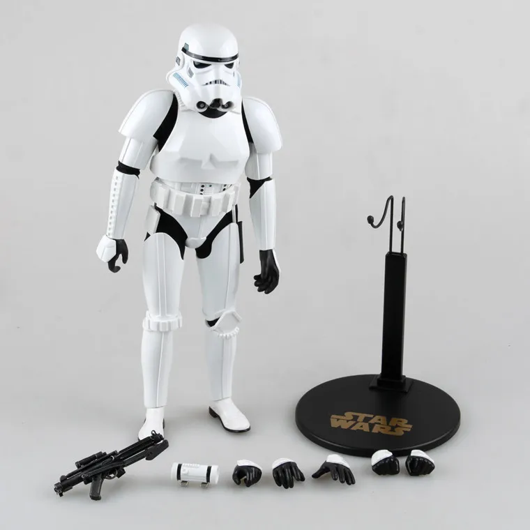 SANITGI Star Wars storm white soldiers 28cm PVC Action Figure Model Toys Gifts Collection Kids Toys Free Shipping