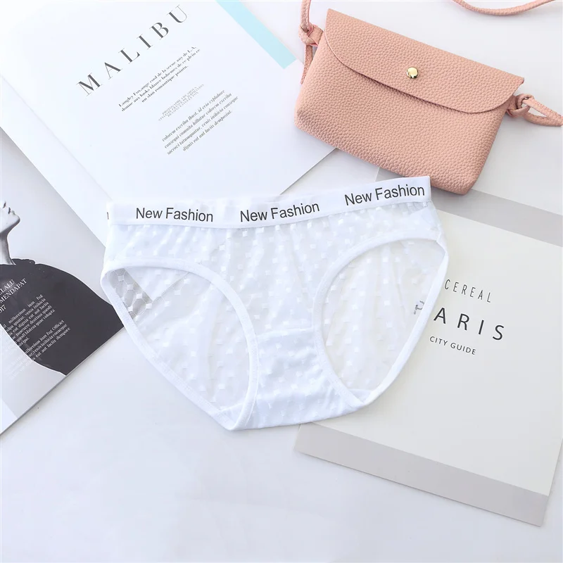 Women's Transparent Panties Ultra-thin Seamless Briefs Low-Rise Women Underwear Ladies Sexy Panty Tempting Underpants for Female (8)