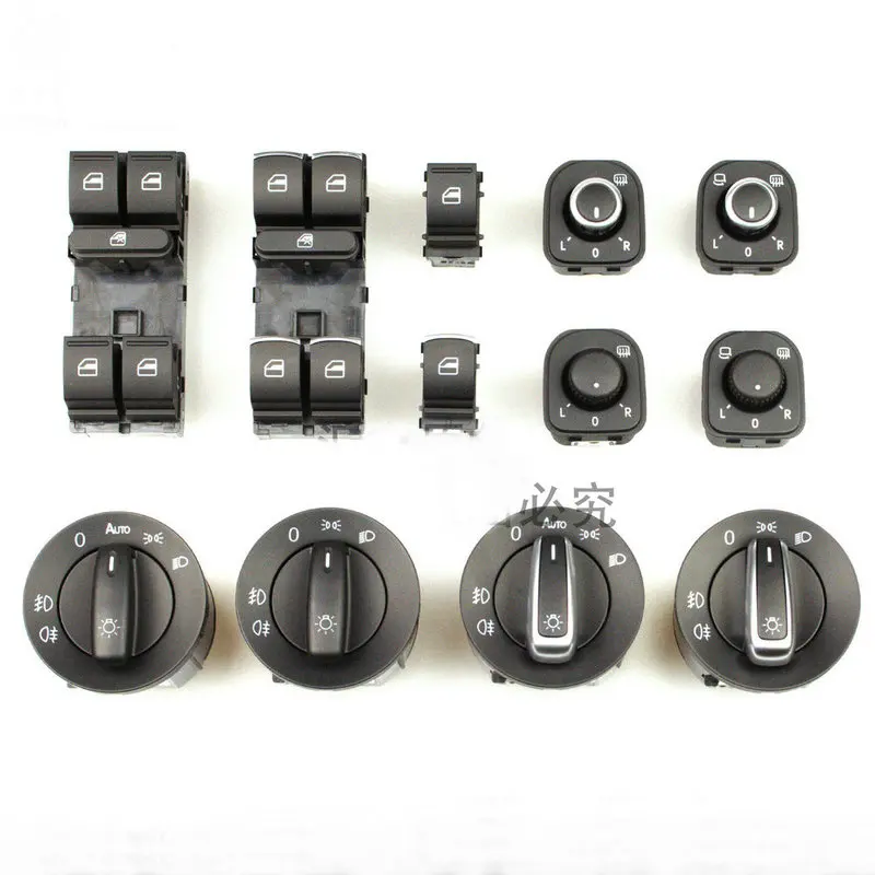 Применим к общему Jettae Passat Golf 6 CC, регулировка фар, окна, переключатель лифта, Реверсивный зеркальный переключатель управления Применим к общему Jettae Passat Golf 6 CC, регулировка фар, окна, переключатель лифта, Реверсивный зеркальный переключатель управления