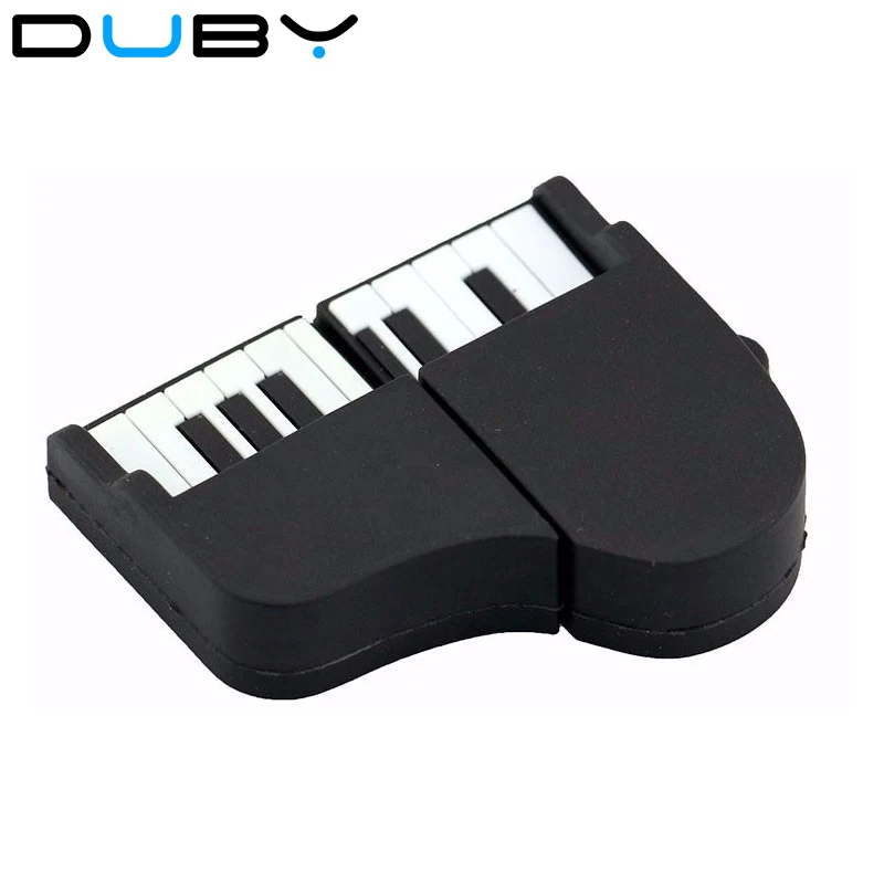 pendrives cartoon piano model usb 2.0 usb flash drive pen drive 4gb 8gb 16gb 32gb 64gb Silicone u disk