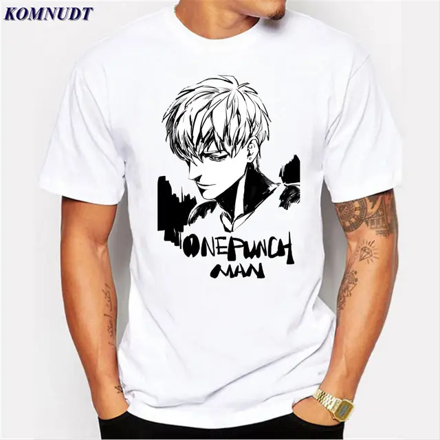 2018 One Punch Man T Shirt 2017 Cool Design Anime Men T Shirt Saitama 
