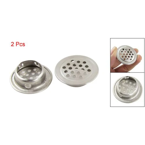 KSOL 2 шт серебро Нержавеющая сталь 1,3 "Топ диаметр кухонная раковина сливной фильтр