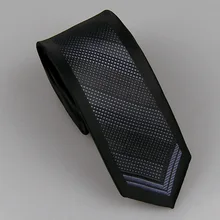 Lammulin Галстуки Для мужчин костюм Средства ухода за кожей Шеи Галстук границы черный с светло-фиолетовый пледы стрелка в полоску Средства ухода за кожей шеи галстук-бабочка тканые жаккардовые узкие галстук 6 см