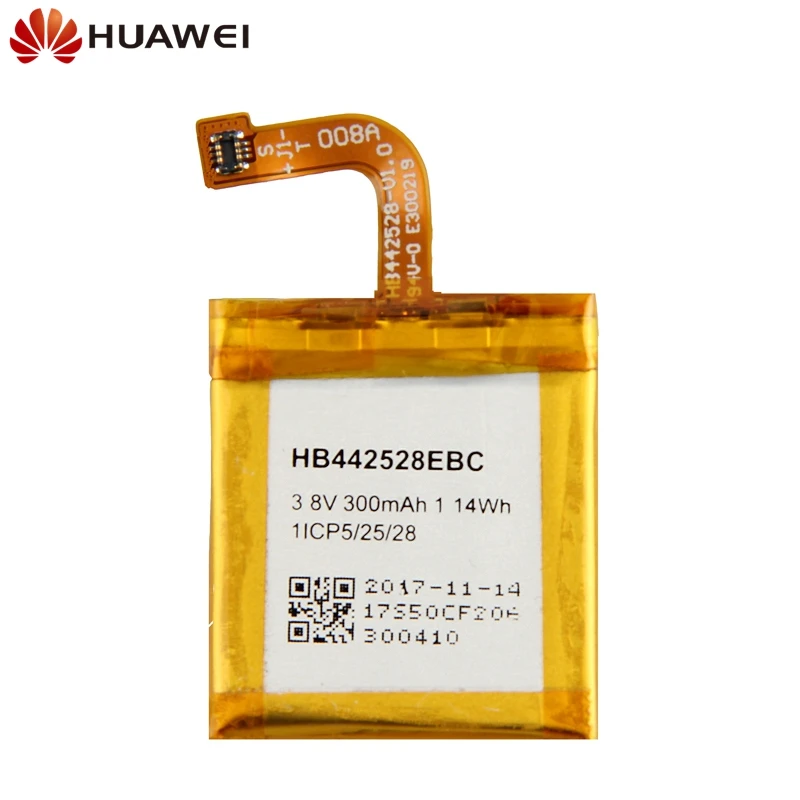 Huawei Оригинальные Замена Батарея HB442528EBC для часы 1 300 мАч аутентичная батарея