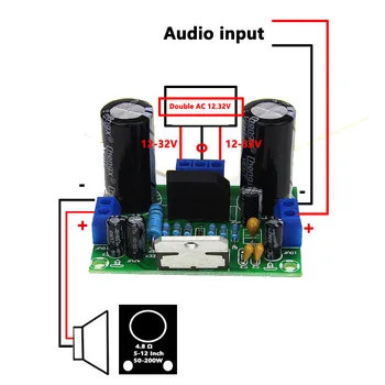 

TDA7293 AC 12V-32V 100W Digital Audio Amplifier Single Channel AMP Board
