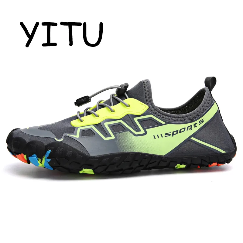 YITU الرجال الصيف تنفس نعال شاطئ المنبع أحذية المياه أكوا أحذية في الهواء الطلق الكبار امرأة السباحة الصنادل جوارب الغوص YITU الرجال الصيف تنفس نعال شاطئ المنبع أحذية المياه أكوا أحذية في الهواء الطلق الكبار امرأة السباحة الصنادل جوارب الغوص