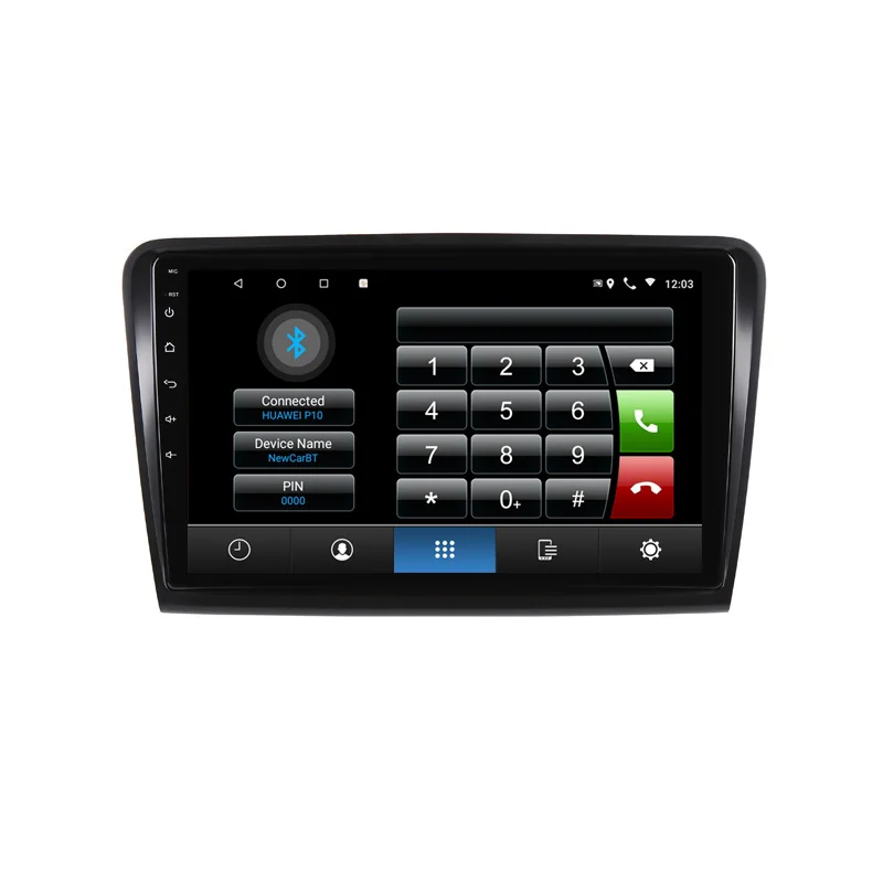 Best 10" 4G RAM 2.5D IPS 8 Core Android 9.1 Car DVD Multimedia Player GPS For  Skoda Superb 2009-2010-2013 audio radio navigation 18