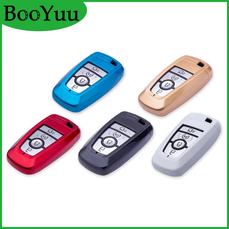 

BooYuu Fashion ABS Paint 3 4 button Remote key Car key Case key Cover shell For Ford Mondeo Mustang Edge Expedition EXplorer