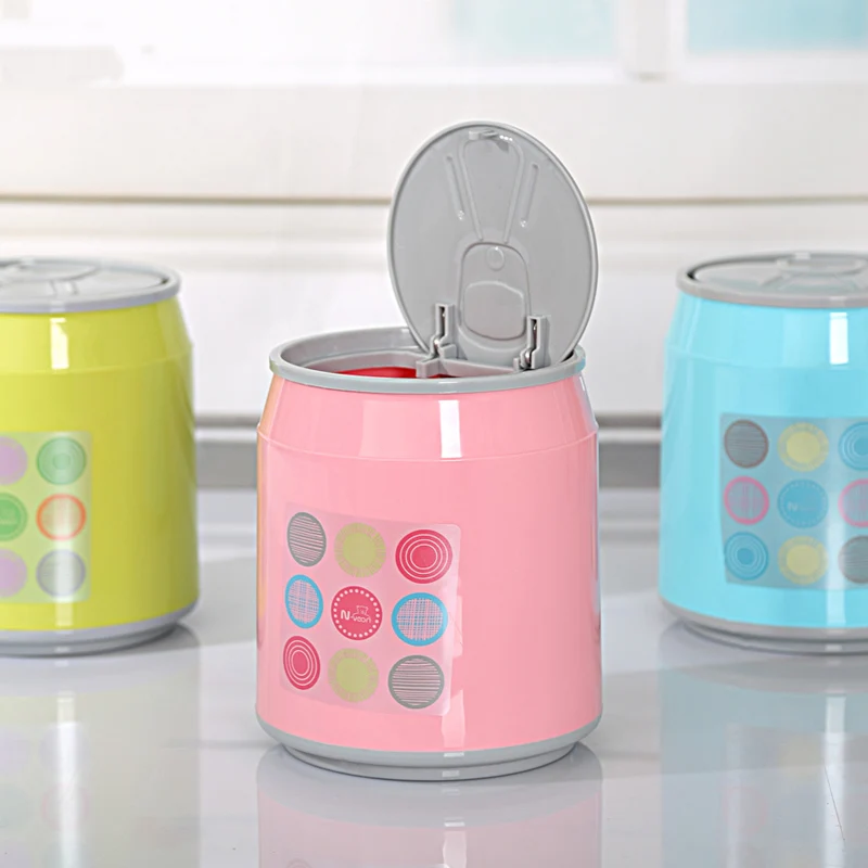 2016 Portable Plastic Dustbin Trash Cans Mini Table Waste Container 2016 Portable Plastic Dustbin Trash Cans Mini Table Waste Container Rubbish Bin Desk Organizer Kids Bedroom Creative Clean Box In Bins From Home