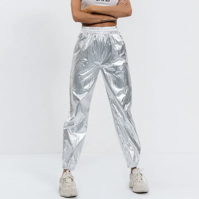 Zmvkgsoa Silver Reflective Pants 