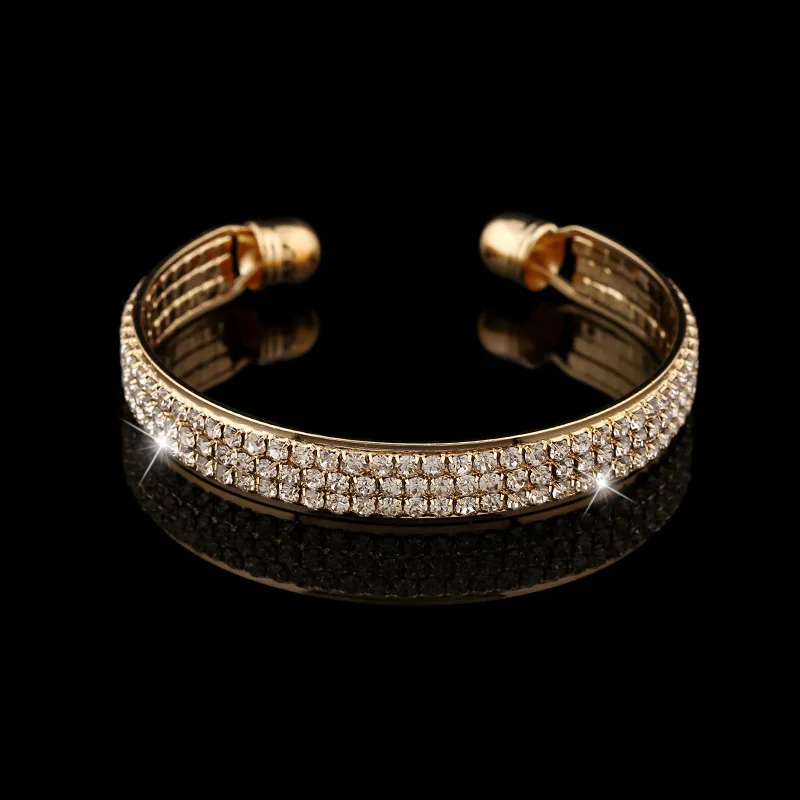 Newest Fashion Exquisite Super Shiny Open Bracelets For Women B1522in