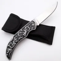 עץ ידית איכות גבוהה כלי קיפול סכין 7Cr17Mov Blade עץ ידית חיצונית קמפינג הישרדות Pocket סכינים טקטיות ציד EDC (2)