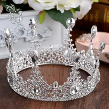 Elegance bride crystal hair accessories wedding Tiaras and crowns bridal crown tiara Suite for sale rhinestone pageant