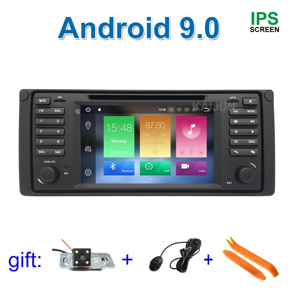 Восьмиядерный Android 9 автомобильный DVD мультимедийный плеер для BMW E39 M5 с радио WiFi Bluetooth gps навигация