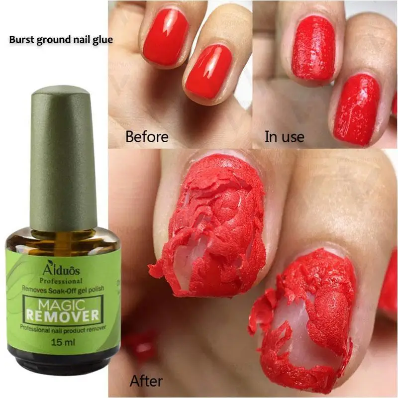 

Magic Bursting Ground Nail Glue Professional Removes Soak Off Nail Gel Polish Unloaded Glue UV Gel