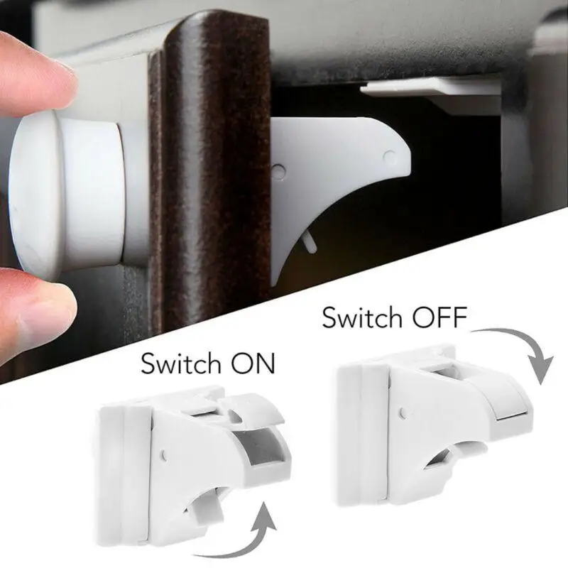 المغناطيسي الأطفال قفل أمان الطفل خزانة مصفحة درج الباب قفل الاطفال خزانة غير مرئية أقفال سلامة للأطفال حماية