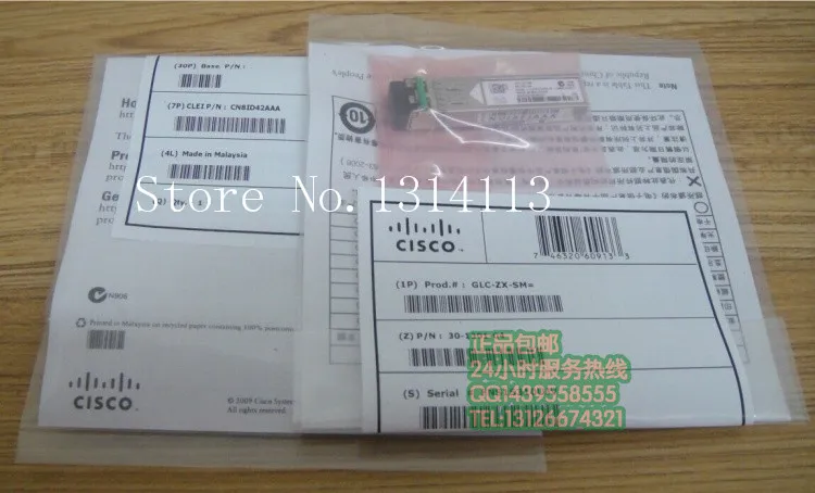 

[SAA] 1550NM 80 original / original Gigabit single-mode SFP GLC-ZX-SM optical module --2PCS/LOT