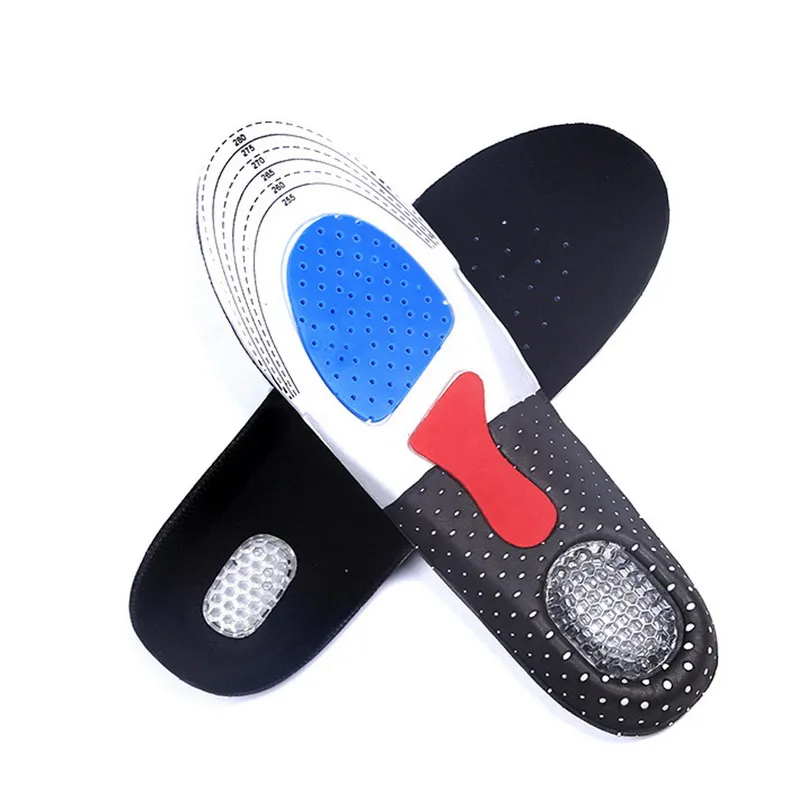 1 Pair Men Gel Orthotic Arch Support Sport Shoe Pad Running Gel Insoles