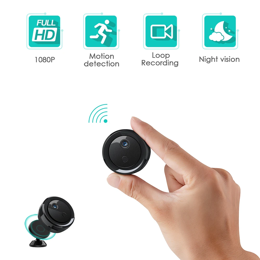 

FREDI 2.0MP 1080P IP Camera Security Wireless WiFi Mini Camera Infrared Night Vision Motion Detection Surveillance CCTV Camera