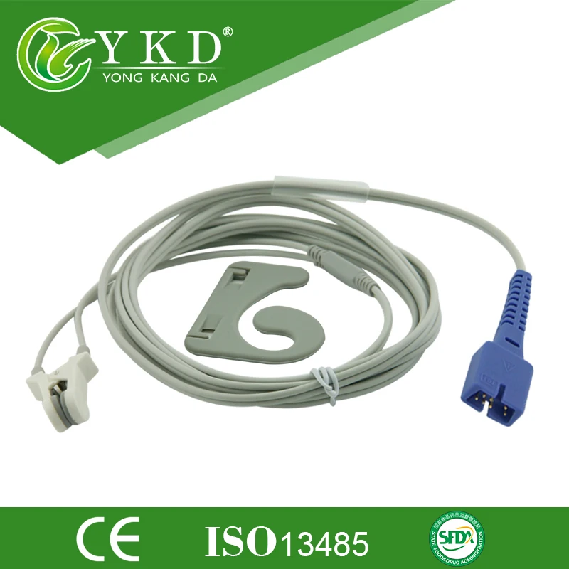

Free shipping Direct Resuable Adult Ear Clip SpO2 Sensor 3m 7pin Medical accessories