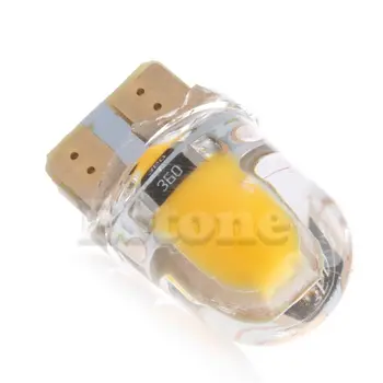 

New 1pc T10 194 168 W5W 8 SMD LED Canbus Silica Bright License Light Bulb Warm white