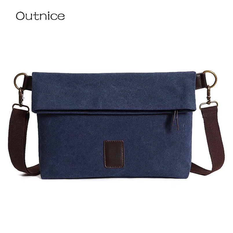 

Vintage Designer Brand Male Crossbody Bag High Quality Canvas Satchels Men Messenger Bag Leisure Shoulder Bag Free Shipping