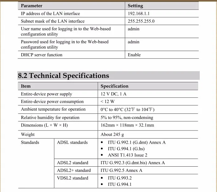 Huawei HG655a VDSL/ADSL2+ модем/беспроводной маршрутизатор SIP VoIP