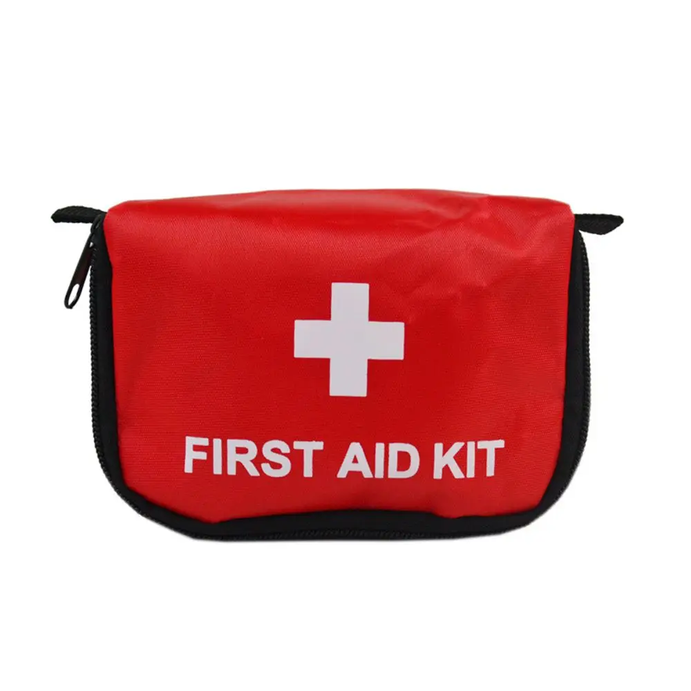 

1pc PVC Red Waterproof Portable Emergency Travel Outdoor First Aid Kit Drug Medical Bandage Storage Bag Survival Camping Pack