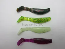 BassLegend - 5 шт мягкие Пластиковые приманки Шад приманки 80 мм/6.8 г бас Пайк приманки мягкие силиконовые приманки