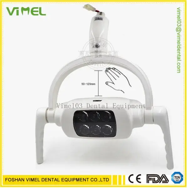 

shadowless operation dental LED lamp oral light for dental unit with sensor manual switch