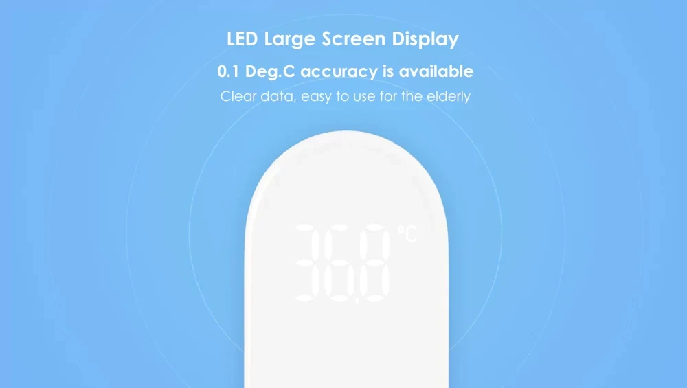 Xiaomi Mijia iHealth Thermometer Accurate Digital Fever Infrared Clinical Thermometer Non Contact Measurement with LED screen (11)