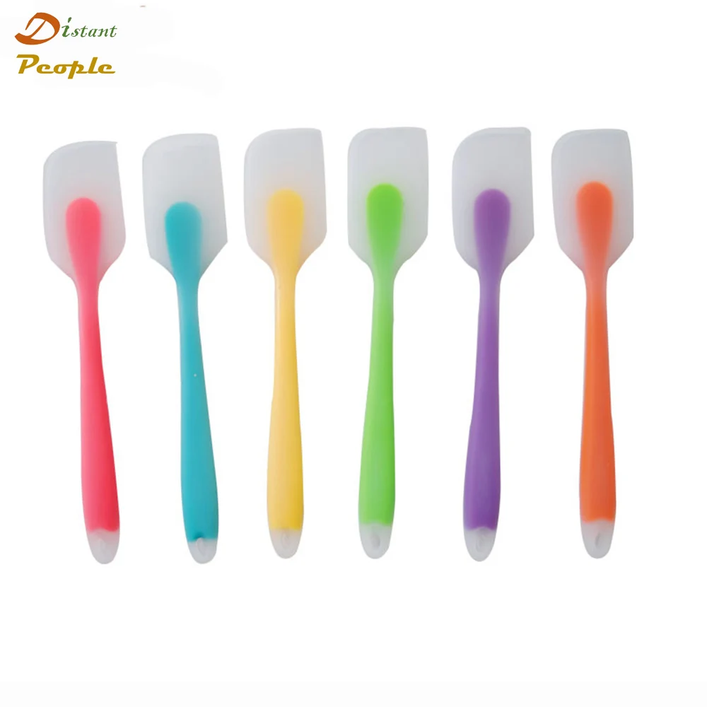 

Translucent Silicone Pastry Spatula Butter Mixer Cake Brush Cake Cream Spatula Baking Pastry Tools Mixing Batter Scraper