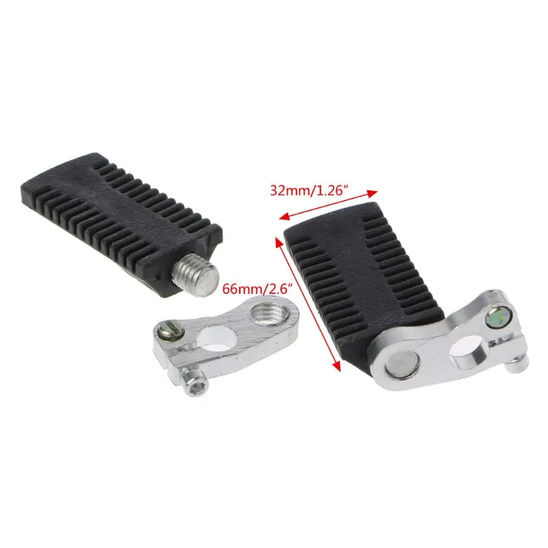 Motorcycle Pedals Foot Pegs Rest Footrests Footpegs For 47/49cc Pocket