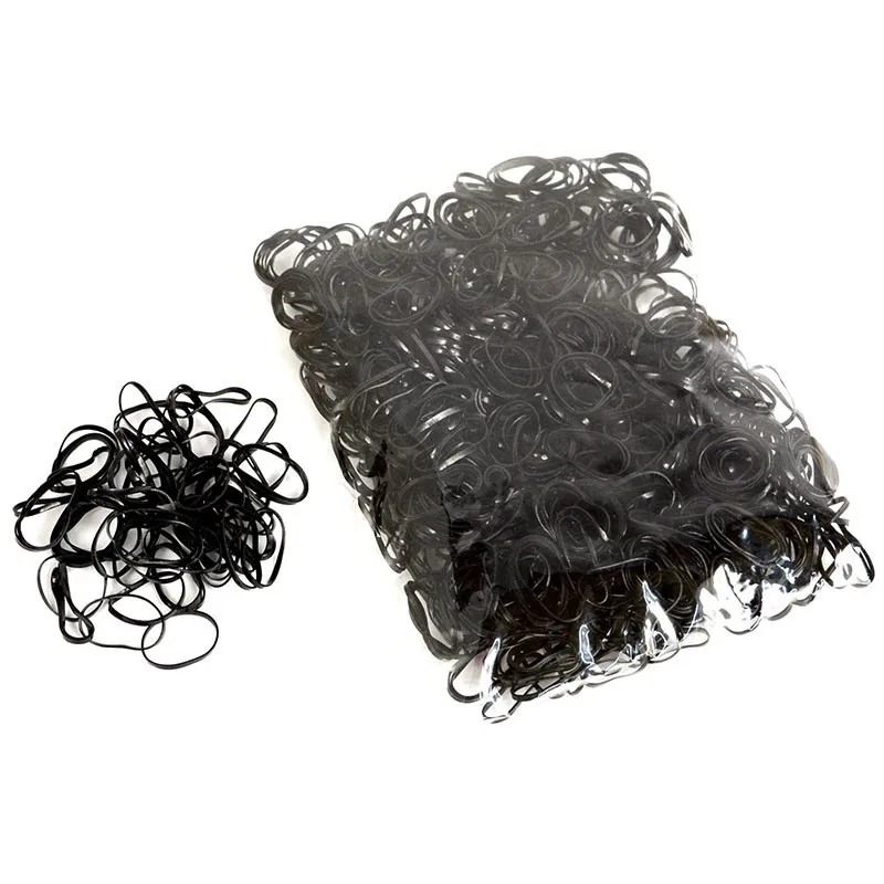 1000PCS/LOT hair rubber cord rubber Band transparent black Mixed color 1mm Ponytail Holder Elastic Rubber LH092 1000PCS/LOT hair rubber cord rubber Band transparent black Mixed color 1mm Ponytail Holder Elastic Rubber LH092