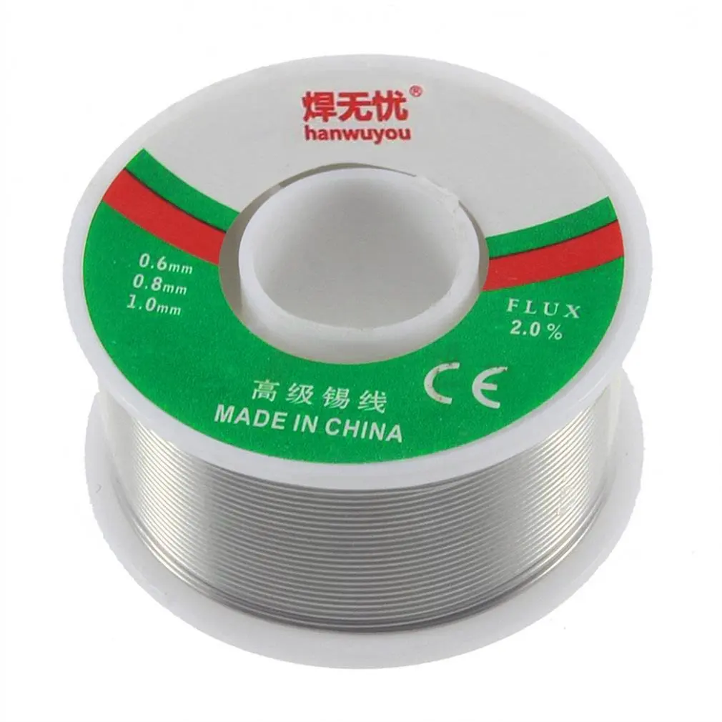 

Hot Tin/Lead 0.8mm Diameter Rosin Roll Tin Rosin Core Flux Solder Wire Reel PLD