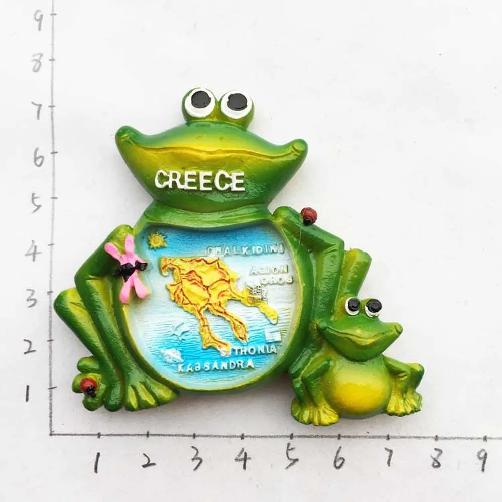 

BABELEMI 3D RESIN Fridge Magnet Greece Map Travel Souvenir Gift