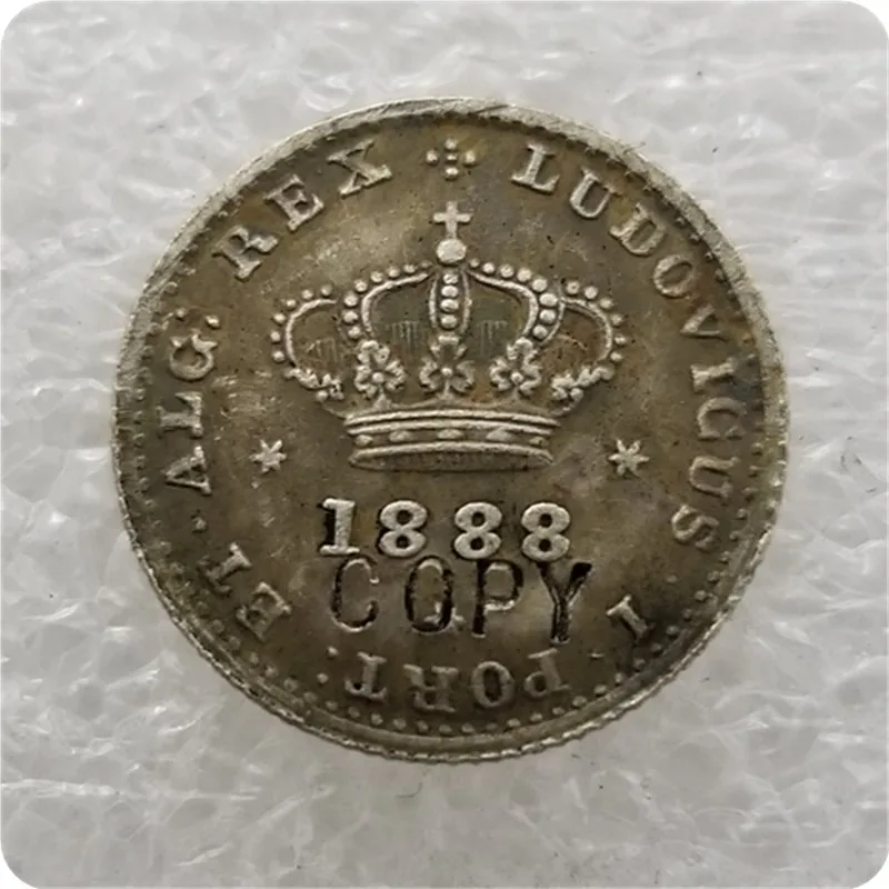 1888 Португалия 50 монет копия памятных монет-копия Классическая медаль | Дом и сад