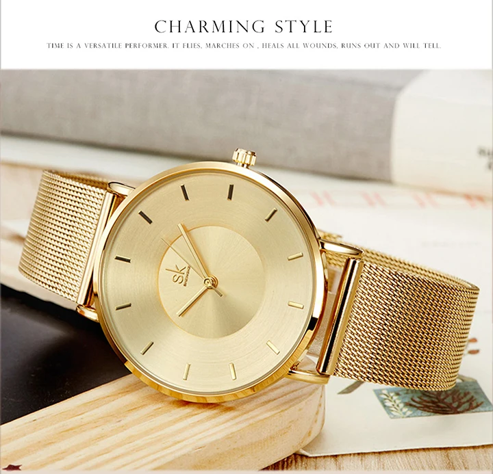 Shengke брендовые креативные женские часы с кристаллами, дизайнерский браслет, ожерелье, набор женских ювелирных изделий, Модные Роскошные наручные часы, подарок для женщин