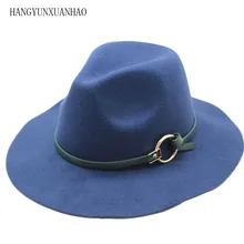 HANGYUNXUANHAO Special Felt Hat Men Fedora Hats with Belt Women Vintage Caps Wool Fedora Warm Jazz Hat Chapeau Femme Feutre HANGYUNXUANHAO Special Felt Hat Men Fedora Hats with Belt Women Vintage Caps Wool Fedora Warm Jazz Hat Chapeau Femme Feutre